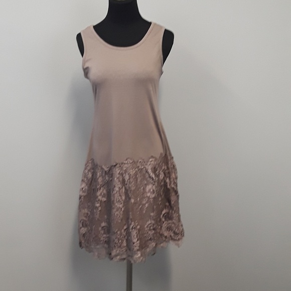 Pretty Angel Dresses & Skirts - 𝅺NWT Pretty Angel linen blend lace dress size S